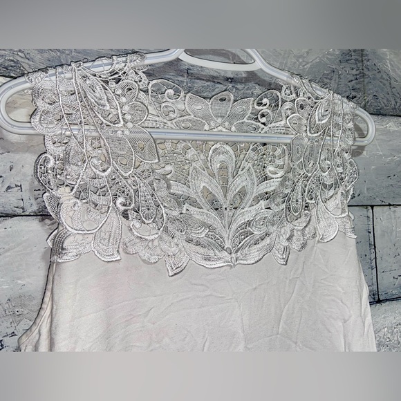 Arianne Lace Reversible Cami White Lace Top XL Y2K - Picture 3 of 5